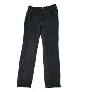 Moussy Jeans Womens 27 Black Skinny Ankle High Waisted Stretch‎ Pockets